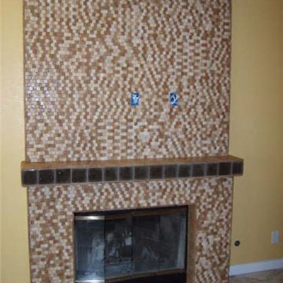 Fireplace Tile Design, Mexican Tile Fireplace Designs