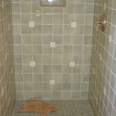 Mexican handcraft tile shower