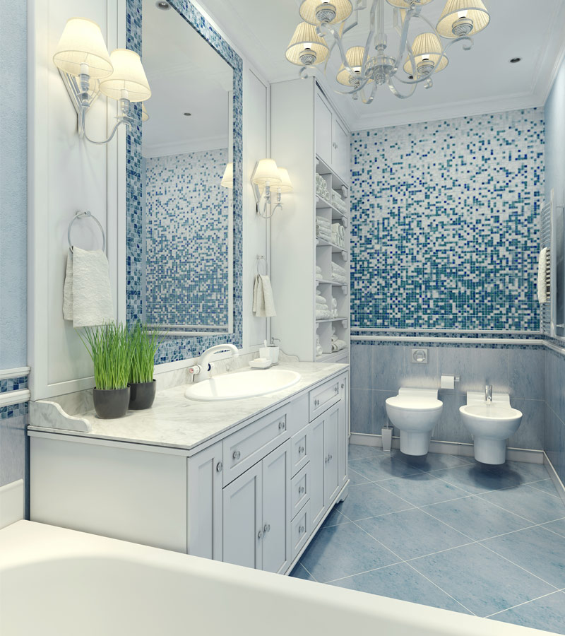 Bathroom Tile Ideas For Small Bathrooms, Mosaic Tile Bathroom Wall Ideas